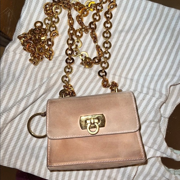 Salvatore Ferragamo Pre-Owned Gancini lock mini bag